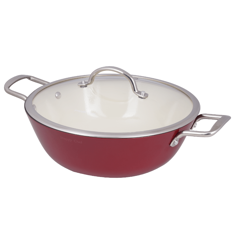 SNAPPY CHEF FRYING PAN Snappy Chef 30cm Superlight Round Casserole CIRC030