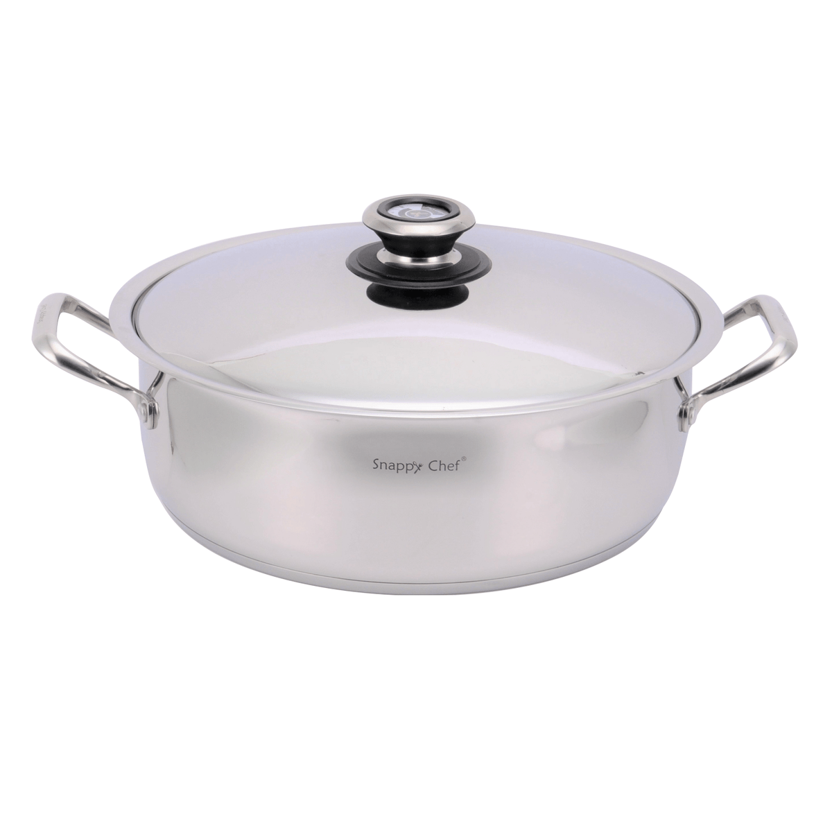 SNAPPY CHEF FRYING PAN Snappy Chef 8litre Deluxe Casserole SSDC008