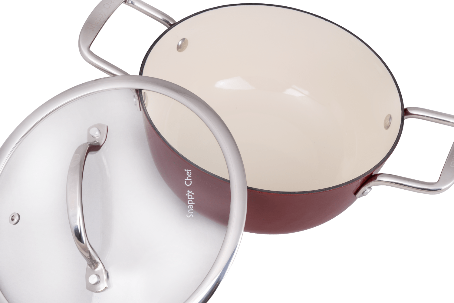 SNAPPY CHEF POTS Snappy Chef 22cm Superlight Casserole CICA022 (2061786644569)