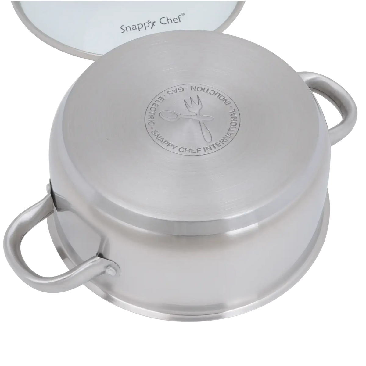 SNAPPY CHEF POTS Snappy Chef 6 Piece Budget Cookware Set SSCS005