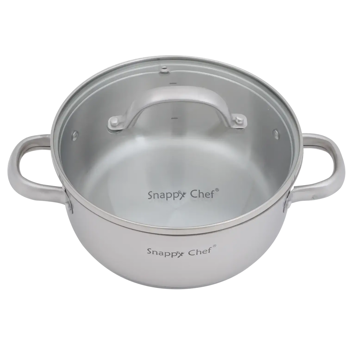 SNAPPY CHEF POTS Snappy Chef 6 Piece Budget Cookware Set SSCS005