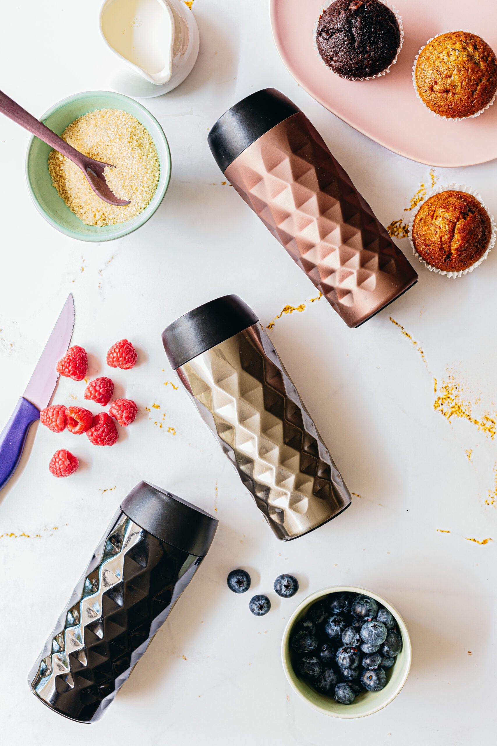 Snappy MUG Snappy Diamond Tumbler 400ml Coal SN-DIA400C (7306245111897)