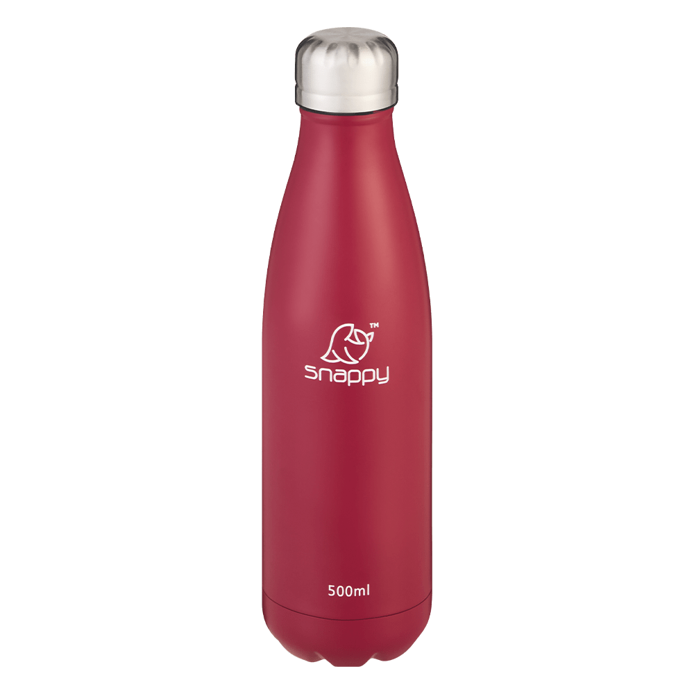 Snappy Water Bottle Snappy Stainless Steel Vacuum Bottle 500ml Cherry SN-VAC500C (7784018608217)