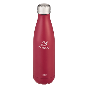 Snappy Water Bottle Snappy Stainless Steel Vacuum Bottle 500ml Cherry SN-VAC500C (7784018608217)