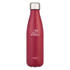Snappy Water Bottle Snappy Stainless Steel Vacuum Bottle 500ml Cherry SN-VAC500C (7784018608217)