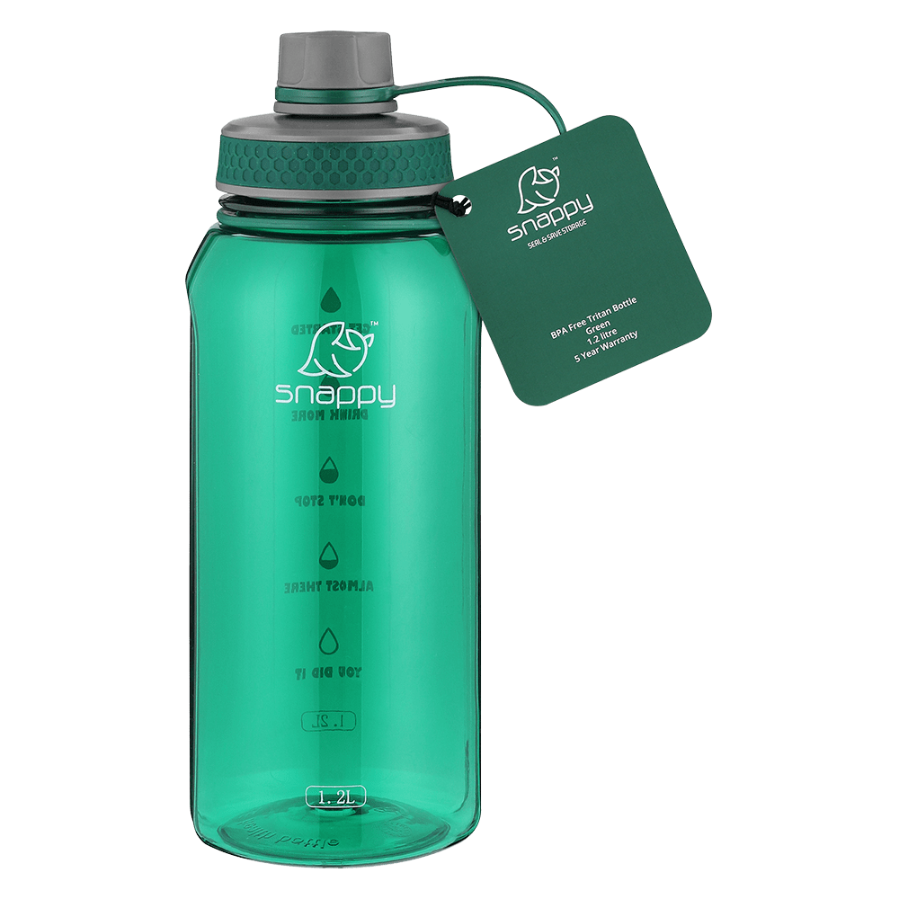 Snappy Water Bottle Snappy Tritan Bottle 1.2L Green SN-XL-1998G (7784015691865) (7784012480601)