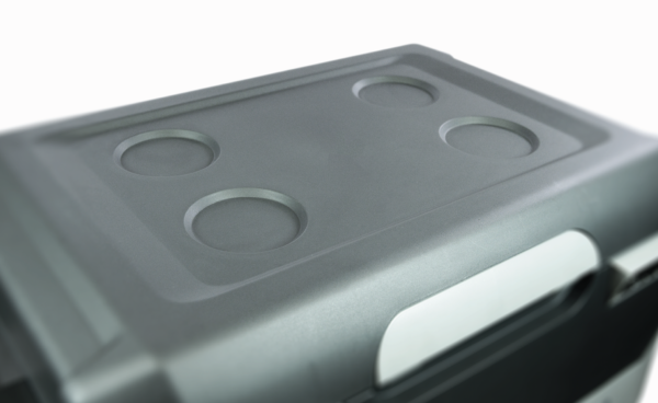 snomaster Cooler Box SnoMaster 36.5L Plastic Mobile Fridge/Freezer SMLS-38 Grey