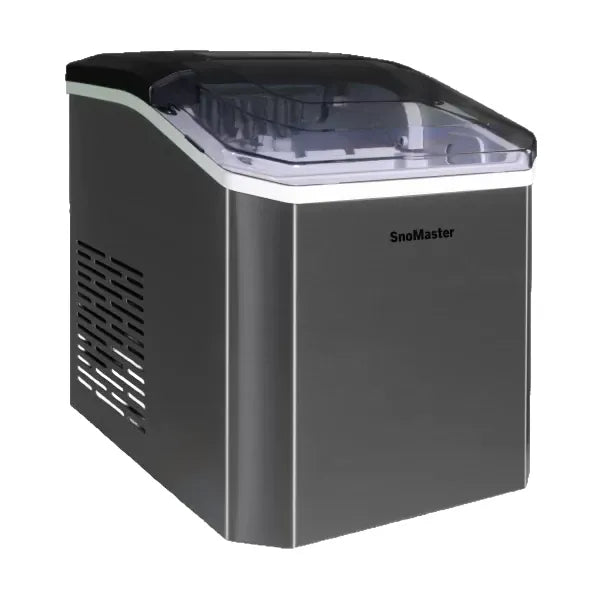snomaster Ice Maker SnoMaster 12kg Counter-Top Stainless Steel Ice Maker - ZBC-14B