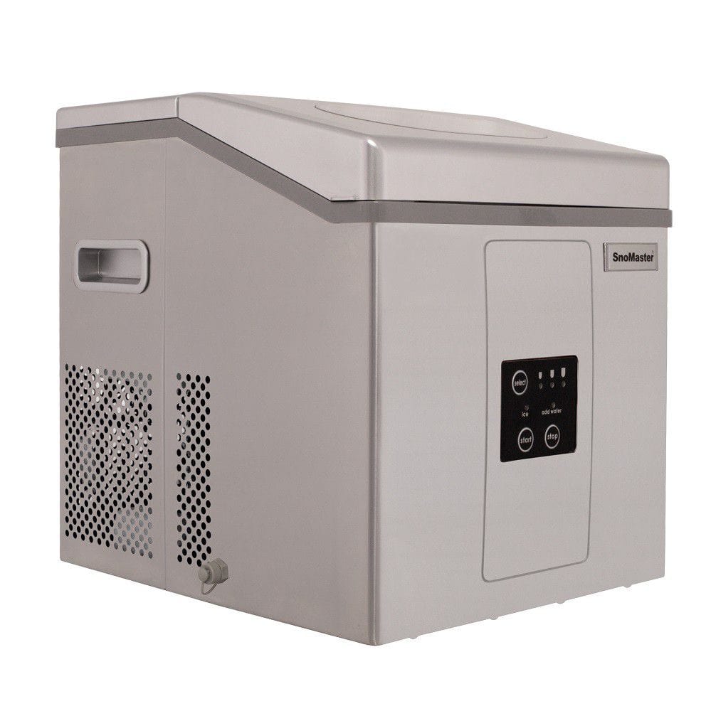snomaster Ice Maker SnoMaster -15Kg Counter-Top Ice-Maker Stainless Steel ZBC-15 (7400456224857)