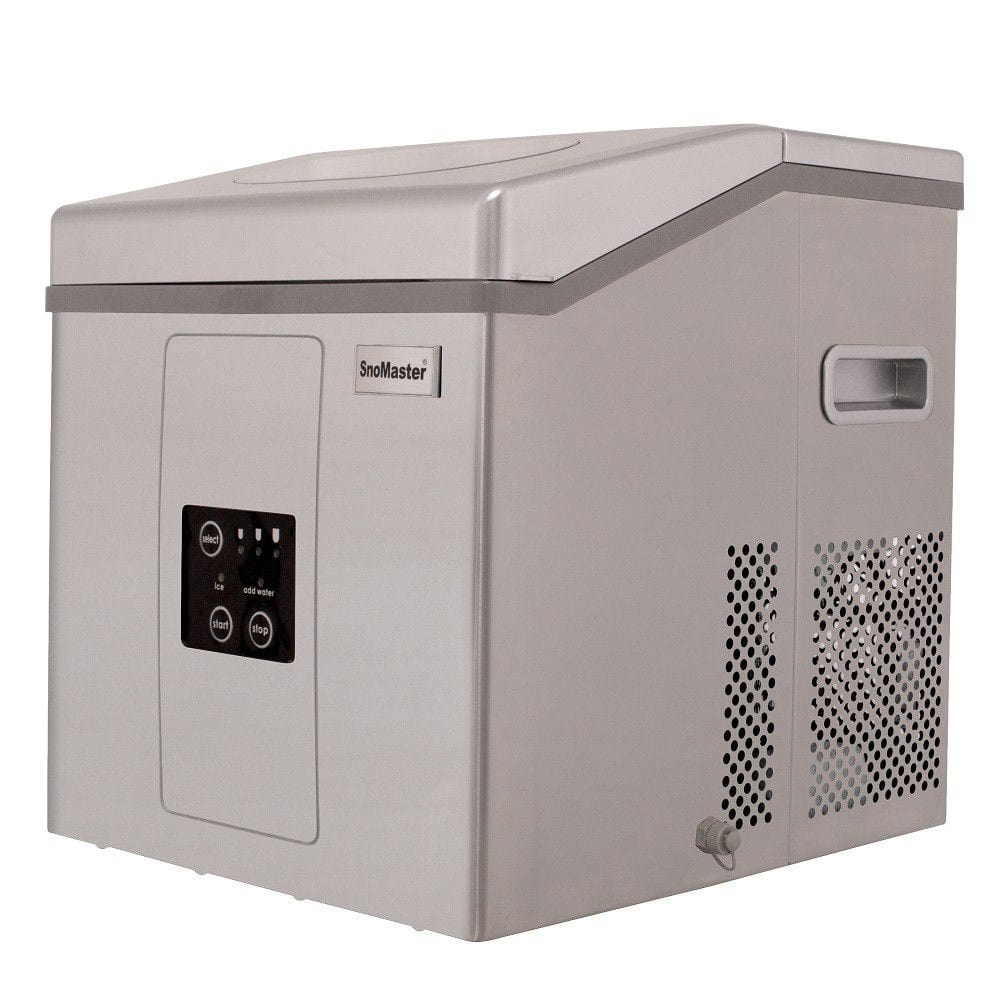 snomaster Ice Maker SnoMaster -15Kg Counter-Top Ice-Maker Stainless Steel ZBC-15 (7400456224857)