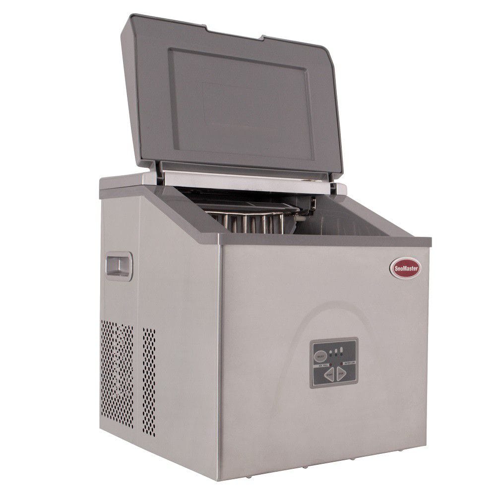 snomaster Ice Maker SnoMaster -15Kg Counter-Top Ice-Maker Stainless Steel ZBC-15 (7400456224857)
