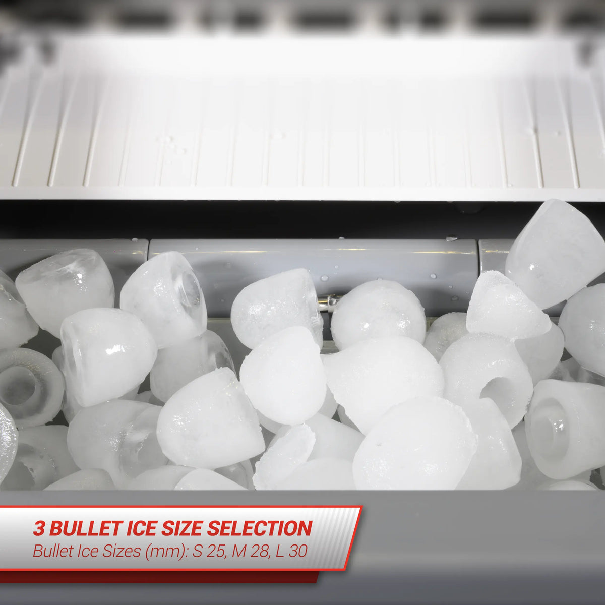 SnoMaster 20Kg Counter-Top Ice-Maker Stainless Steel BLACK ZBC-20