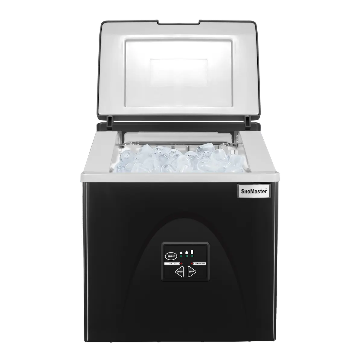 SnoMaster 20Kg Counter-Top Ice-Maker Stainless Steel BLACK ZBC-20