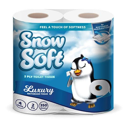 Snow Soft Toilet Paper Snow Soft 2 Ply Toilet Paper 350 Sheets  4 Pack 2-017