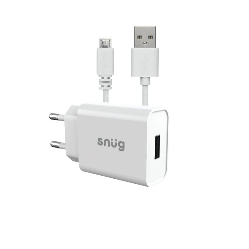Snug Charger Snug Lite 1 Port Home Charger 2.1AMP With Micro USB Cable