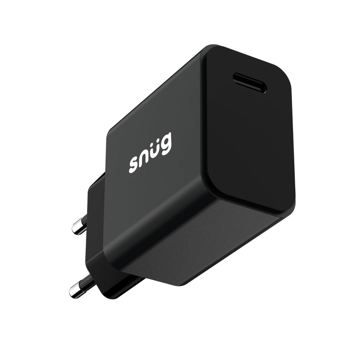 snug Power Adapters & Chargers Snug 1 Port 20W PD Wall Charger - Black