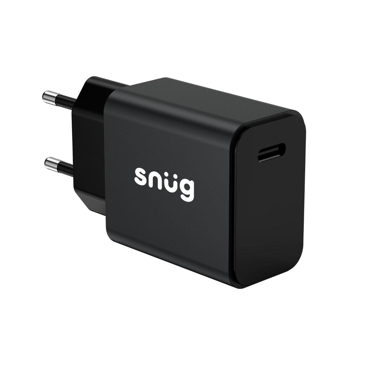 snug Power Adapters & Chargers Snug 1 Port 20W PD Wall Charger - Black