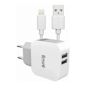 Snug Power Adapters & Chargers Snug 2 Port 42w PD Charger+Mfi Type C Cable - White (7877034049625)