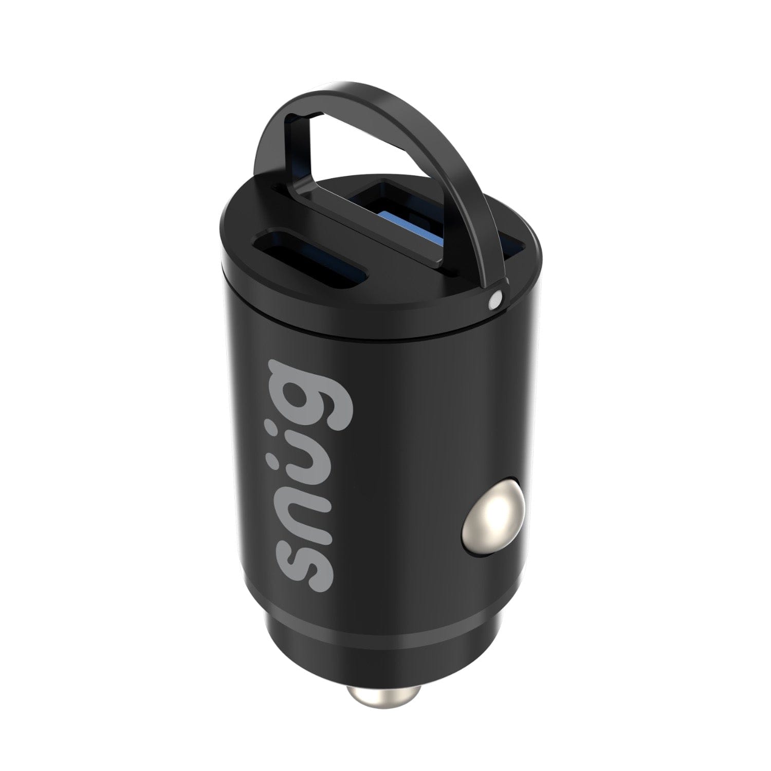 Snug Power Adapters & Chargers Snug Dual Port Mini Car Charger PD/USB 30W – Black