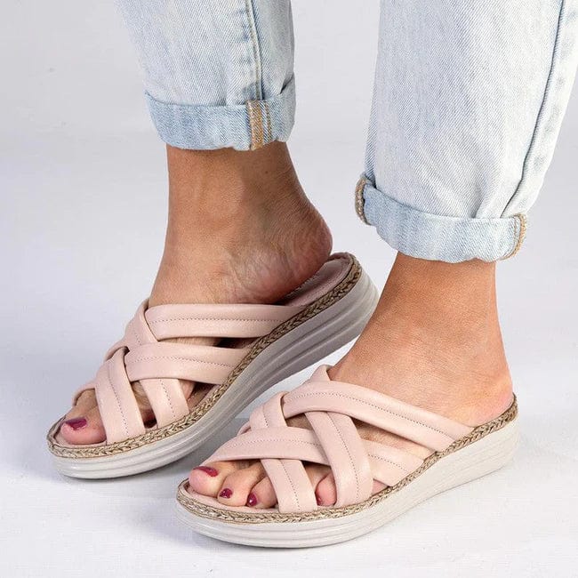 Softstyle Softstyle Ladies Bellatrix Sandals Powder Pink (7535037513817)