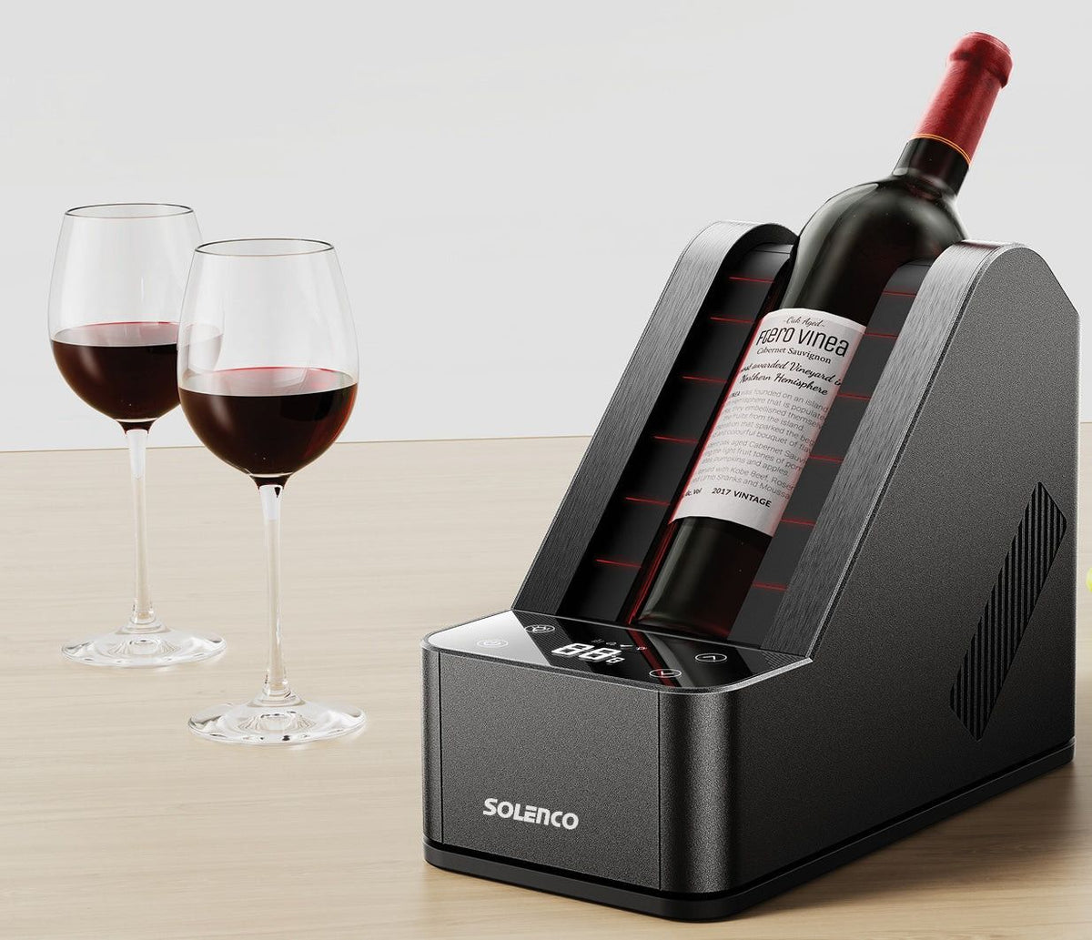 SOLENCO Ice Maker Solenco Life Precision Bottle Wine Cooler BK-JC02