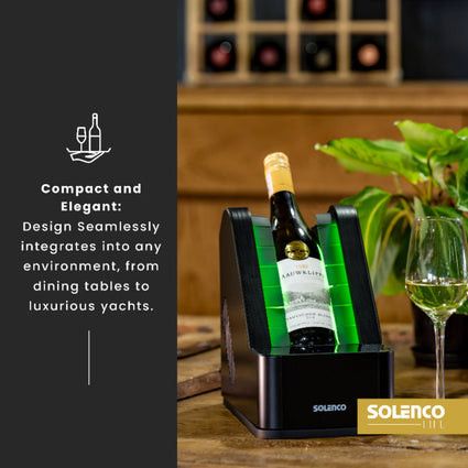 SOLENCO Ice Maker Solenco Life Precision Bottle Wine Cooler BK-JC02