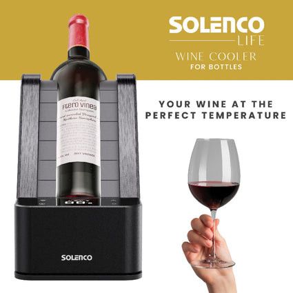 SOLENCO Ice Maker Solenco Life Precision Bottle Wine Cooler BK-JC02