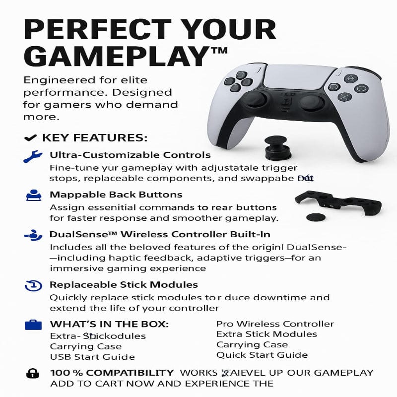 Sony Gaming Consoles PlayStation 5 (PS5) DualSense Edge Wireless Controller