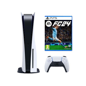 SONY PS5 DualSense PLAY PS5 Digital+ EA Sports FC 24 (Voucher) Bundle (7400340193369)