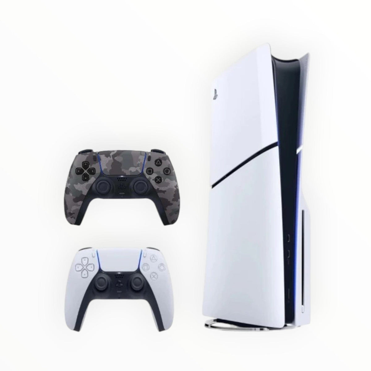 Sony ps5 slim disc addition PS5 Slim Disc+PS5 Dualsense Grey Cammo