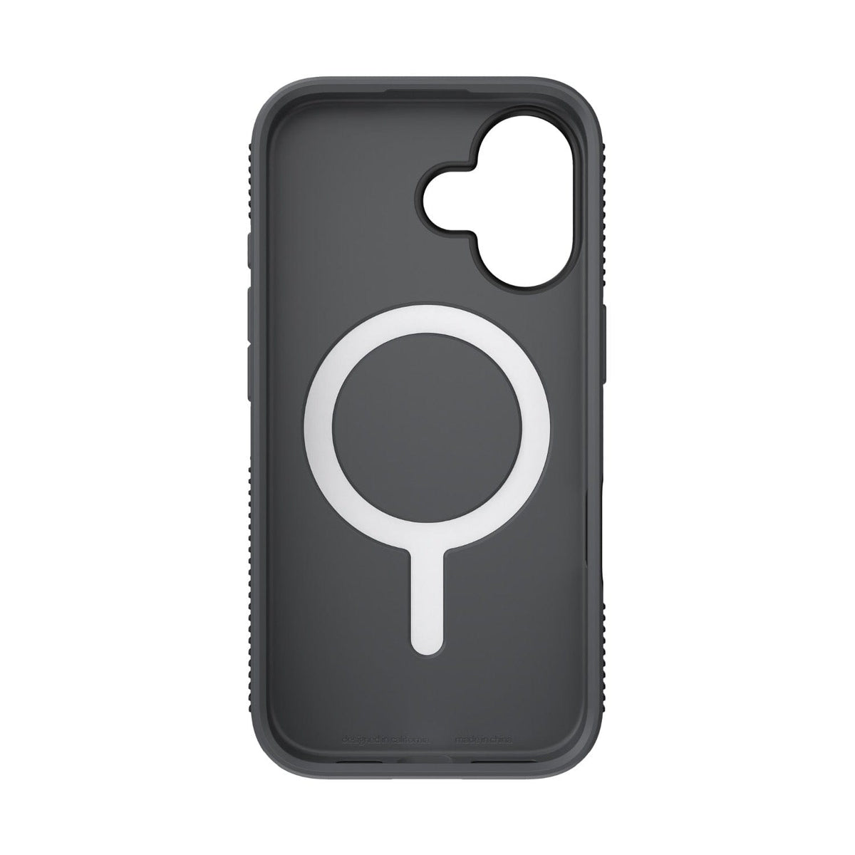 Speck Electronics Accessories Speck Candyshell Grip MagSafe Case – Apple iPhone 16 – Black & Slate Grey