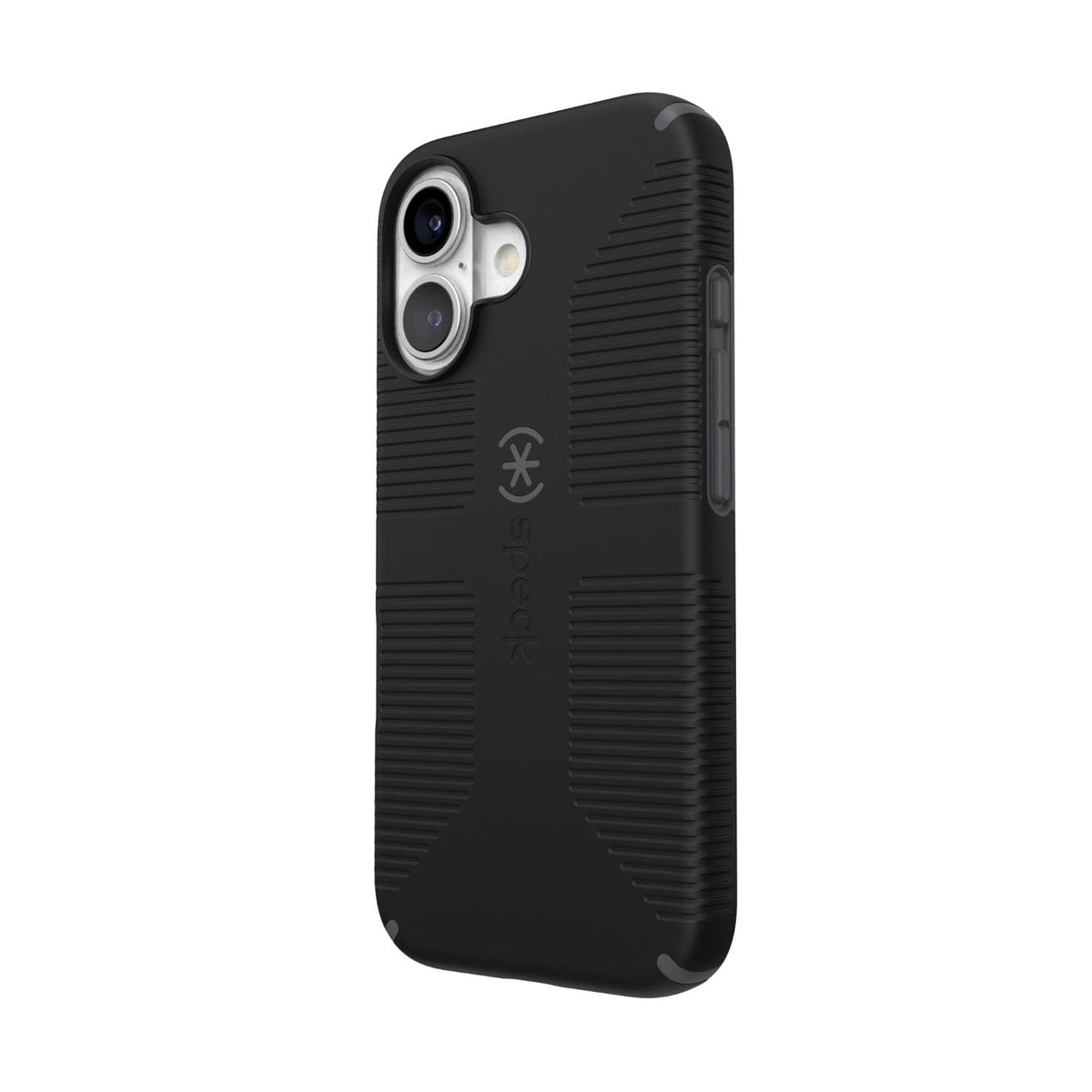 Speck Electronics Accessories Speck Candyshell Grip MagSafe Case – Apple iPhone 16 – Black & Slate Grey (7805564649561)
