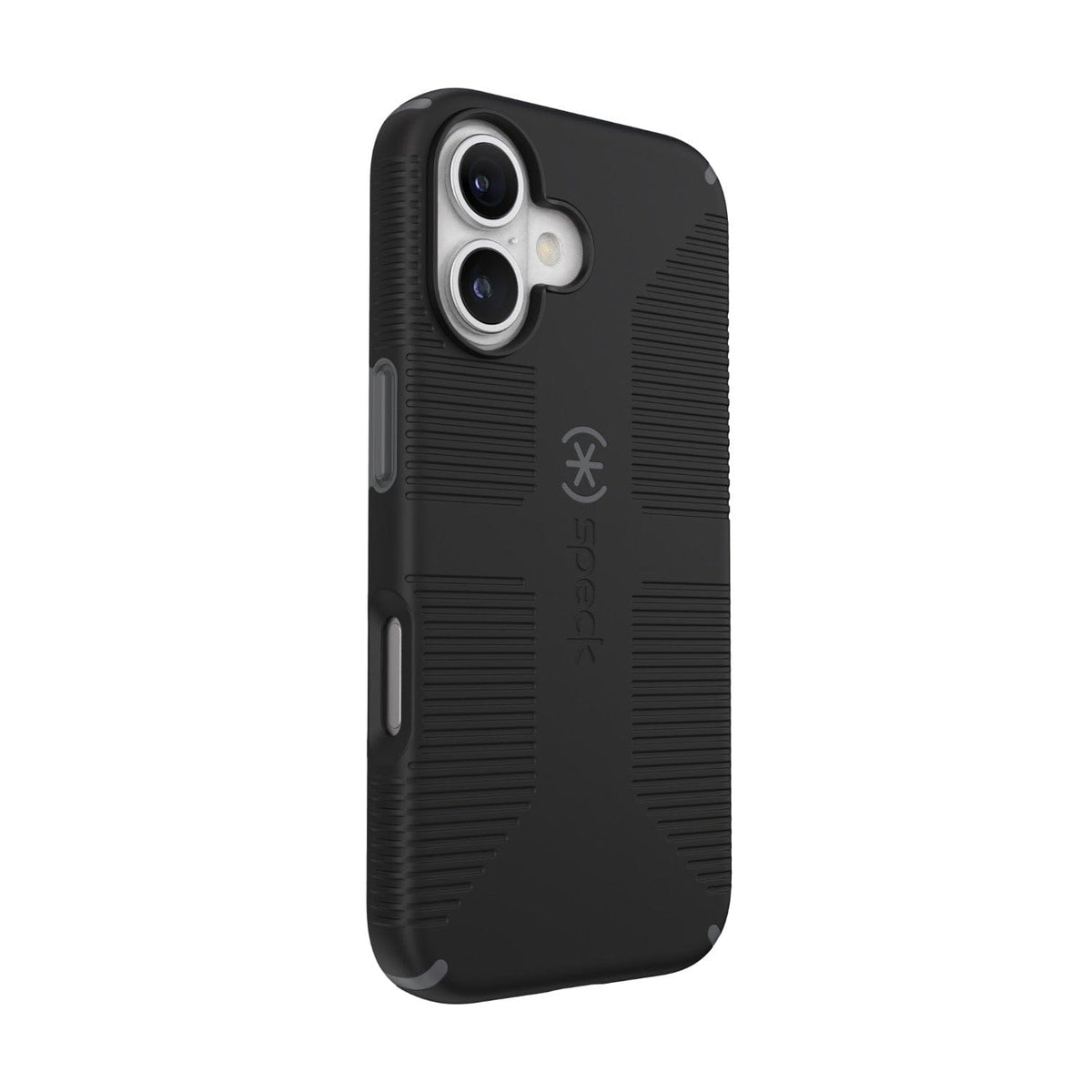 Speck Electronics Accessories Speck Candyshell Grip MagSafe Case – Apple iPhone 16 – Black & Slate Grey (7805564649561)