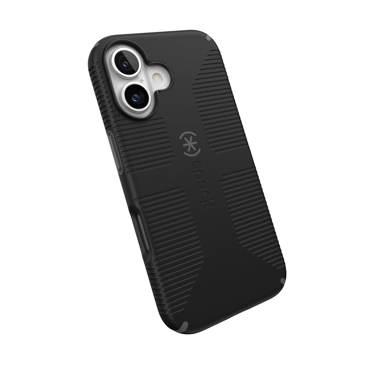 Speck Electronics Accessories Speck Candyshell Grip MagSafe Case – Apple iPhone 16 – Black & Slate Grey (7805564649561)