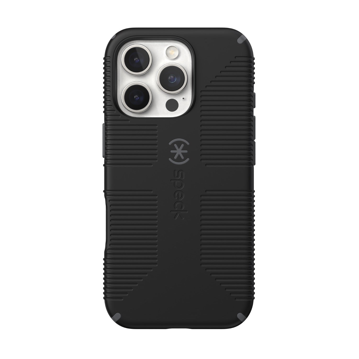 Speck Electronics Accessories Speck Candyshell Grip MagSafe Case – Apple iPhone 16 Pro – Black & Slate Grey (7805564944473)