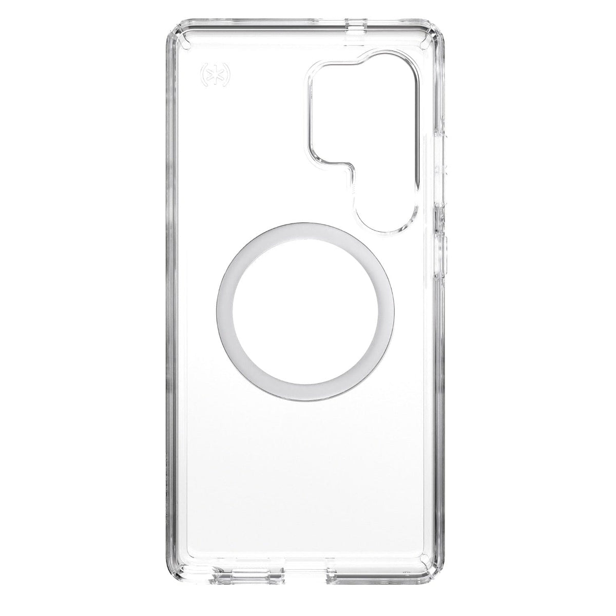 Speck Electronics Accessories Speck Presidio Perfect Clear Magnet Case for Samsung Galaxy S25 Ultra – Clear & Chrome