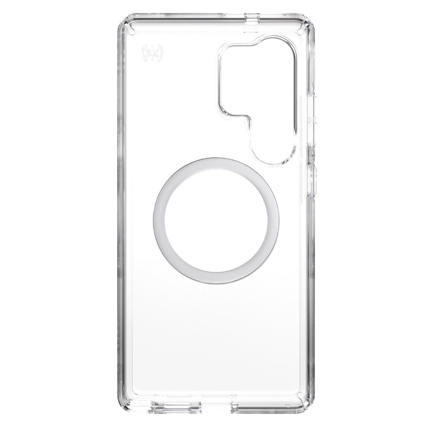 Speck Electronics Accessories Speck Presidio Perfect Clear Magnet Case for Samsung Galaxy S25 Ultra – Clear & Chrome