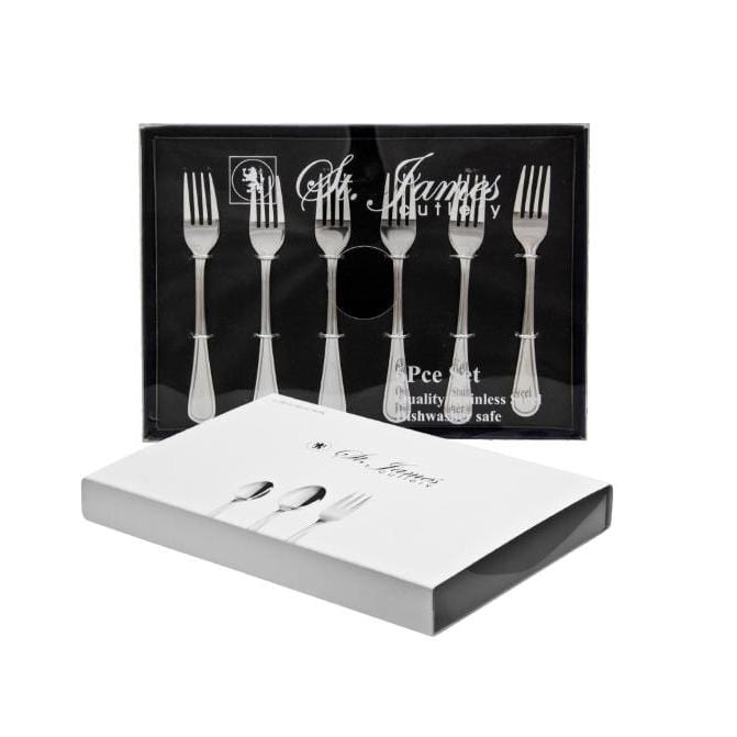 St. James CUTLERY St. James Bristol Cutlery Cake Fork 6 Piece Set (7286910517337)