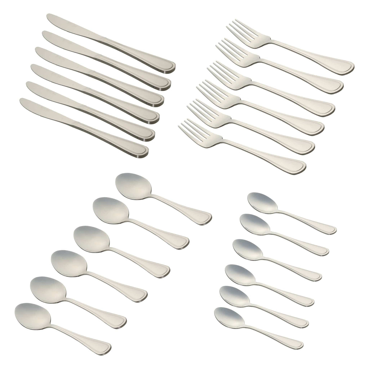 St. James CUTLERY St. James Cutlery Bristol (880) 24 Piece Set 54031 (7815906525273)