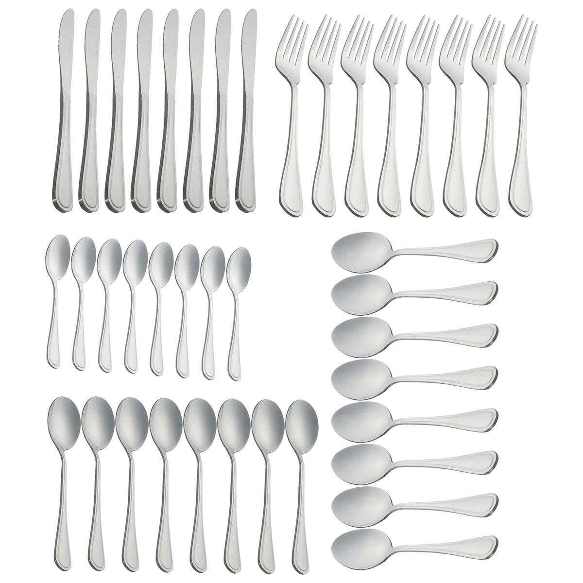 St. James CUTLERY St. James Cutlery Bristol (880) 40 Piece Set 54046 (7815913767001)