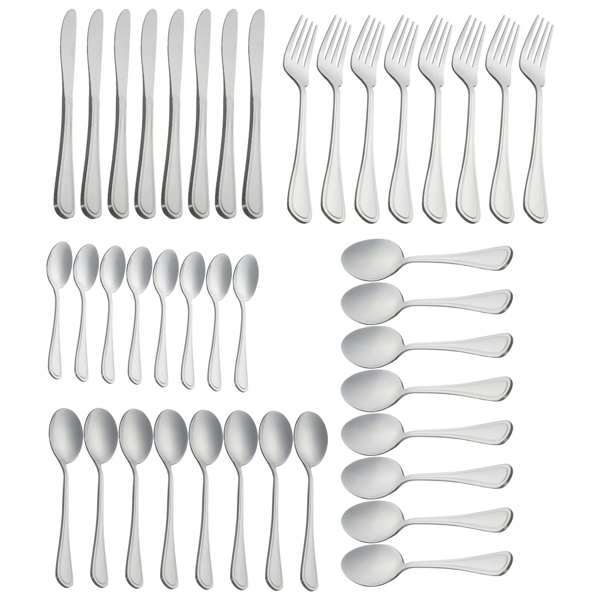St. James CUTLERY St. James Cutlery Bristol (880) 40 Piece Set 54046 (7815913767001)