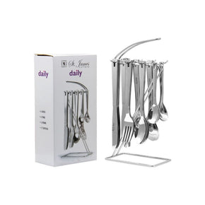St. James CUTLERY St. James Cutlery Daily 24 Piece Hanging Set (7286912221273)