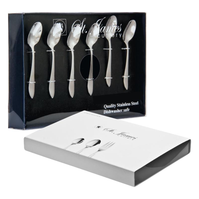 St. James CUTLERY St. James Cutlery Kensington 6 Piece Teaspoons 13016 (7815901216857)