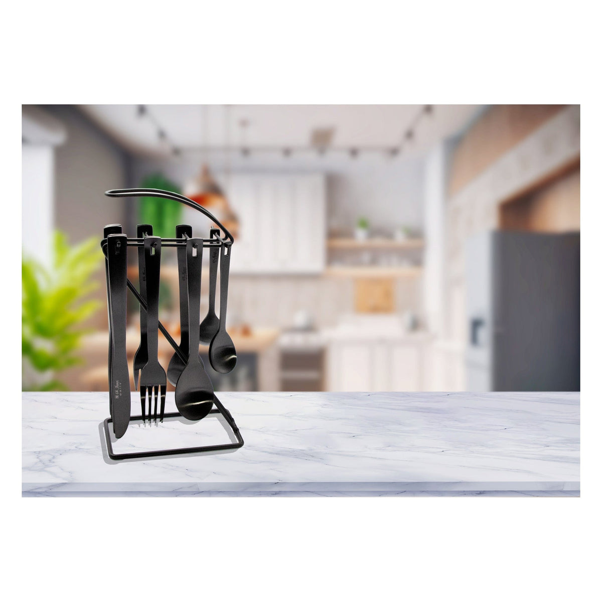 St. James CUTLERY St. James Daily Matte Black Hanging Cutlery Set 16 Piece 75157 (6719708463193)