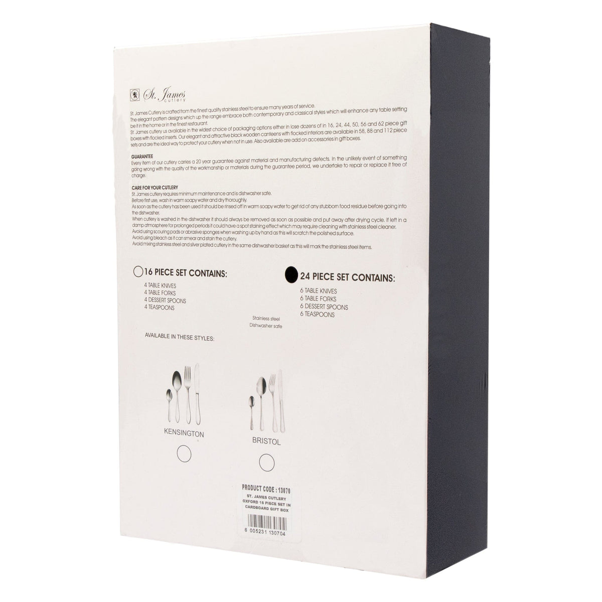 St. James CUTLERY St James Oxford Cutlery 24 Piece Gift Box Set (6974770479193)