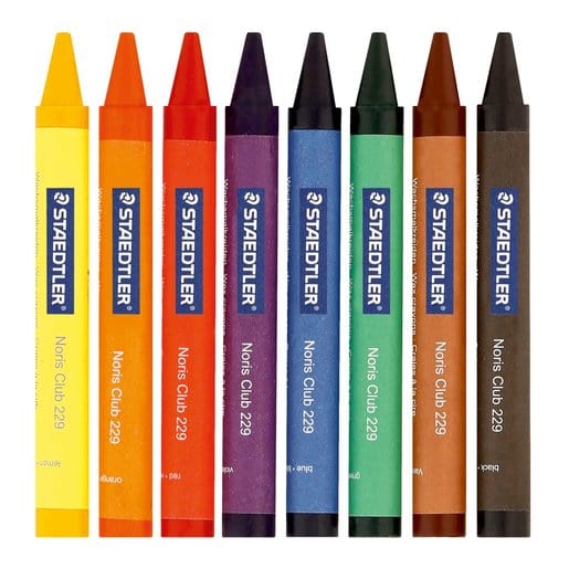 Staedtler Crayons Staedtler Wax Crayons Jumbo 8 Pack 229-NC8 (7888777543769)