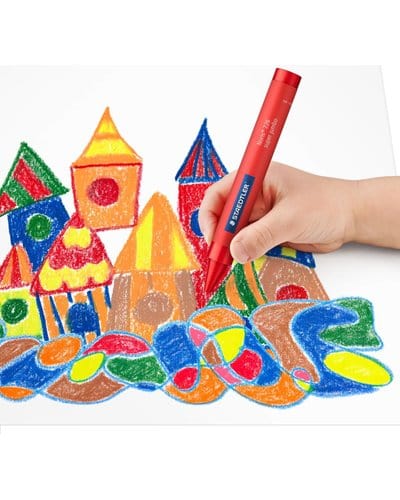 Staedtler School Stationery Steadtler Noris Wax Crayons Jumbo 9's