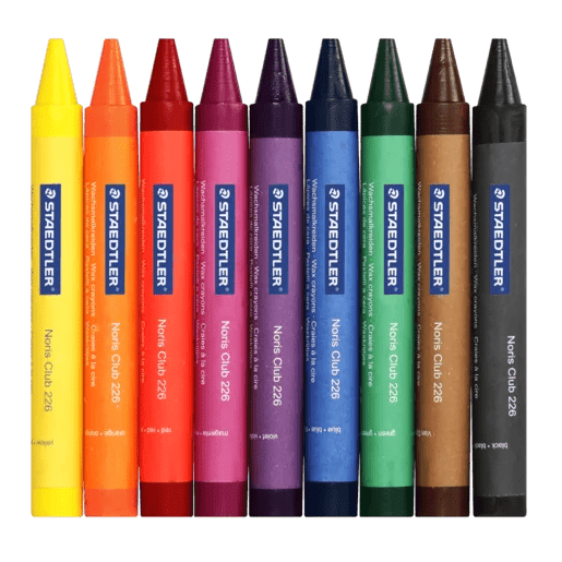 Staedtler School Stationery Steadtler Noris Wax Crayons Jumbo 9's