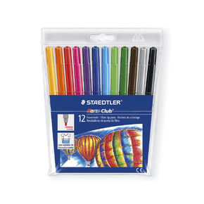 Staedtler Tech & Office Staedtler Noris Club Fibre Tip Pens 12`s (7397173100633)