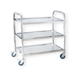 Stainless Steel Tea Trolley Tea Trolley 3 Tier Stainless Steel (7313699209305)